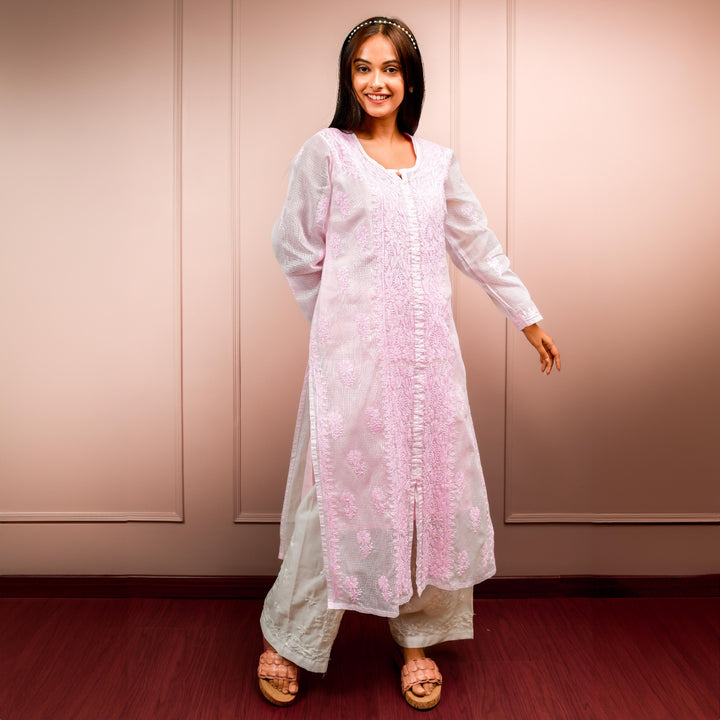 Barbie Pink Kota Kurta